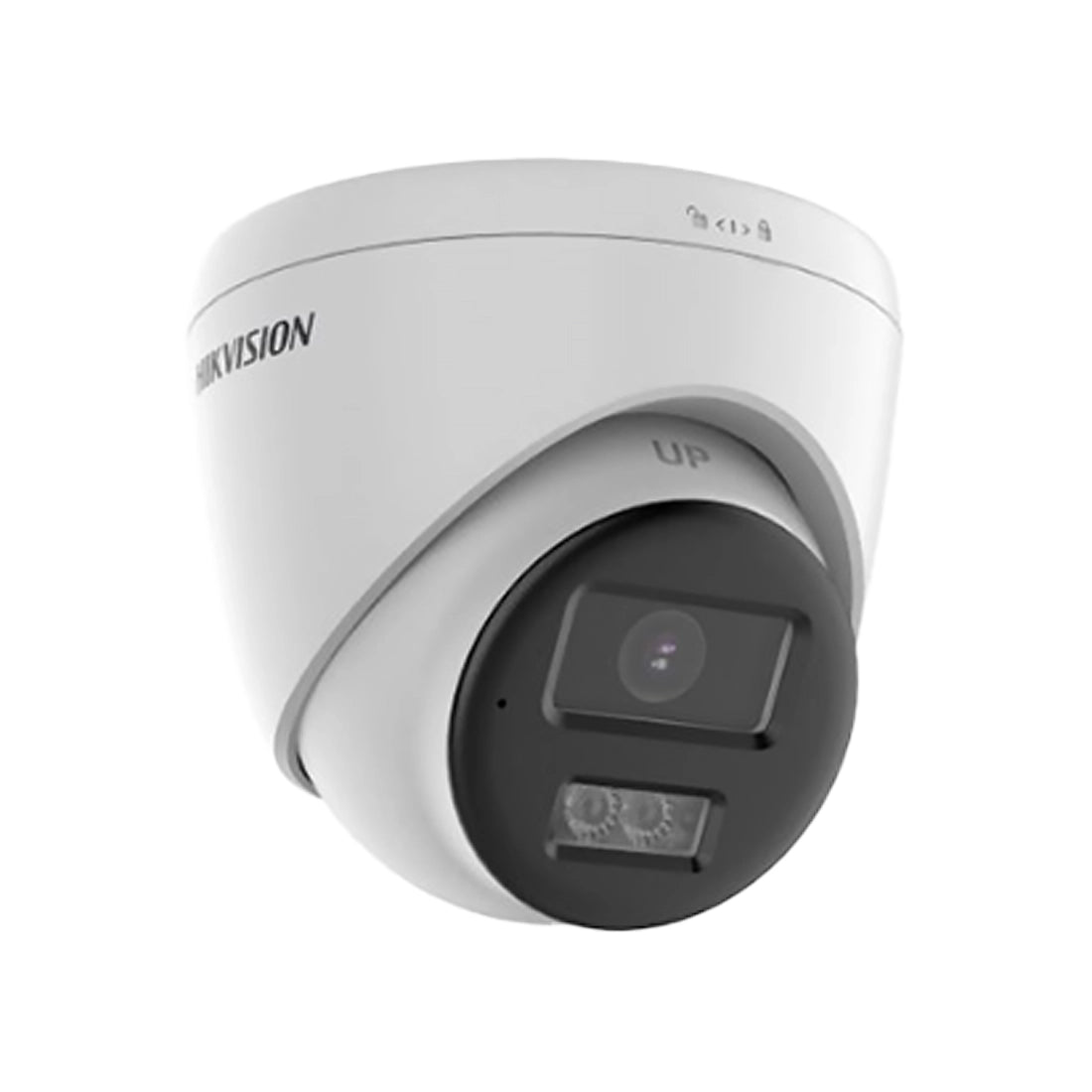 Hikvision DS-2CE78U0T-LTS 8MP Smart Hybrid Light ColorVu + IR TVI CCTV Turret Camera with Two Way Audio