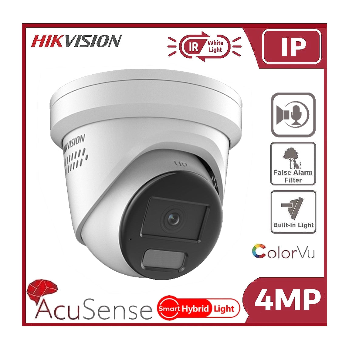 Hikvision DS-2CD2347G2H-LISU/SL-White