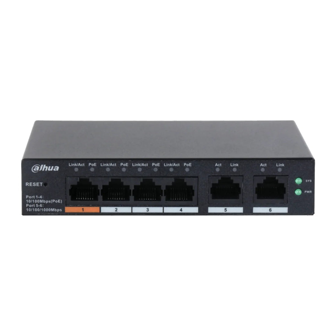 Dahua DH-CS4006-4GT-60 - Cloud Managed 4-Port Gigabit PoE Switch