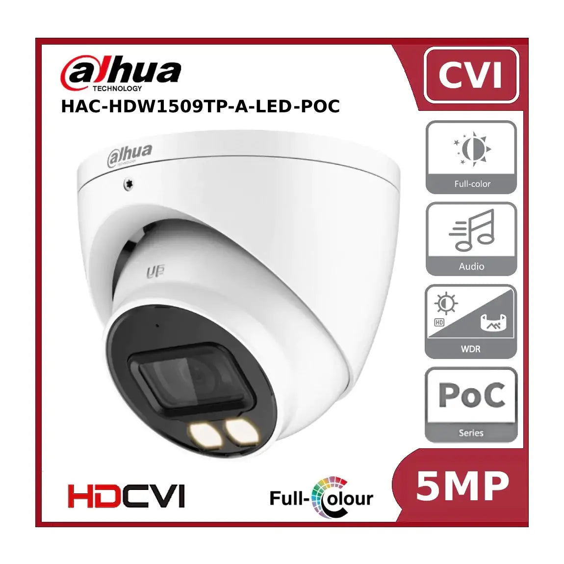Dahua hdcvi deals camera with audio