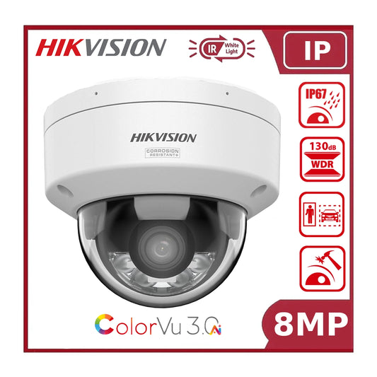 Hikvision DS-2CD2187G3-LIS2UY 8MP Smart Hybrid Light ColorVu 3.0 Fixed Mini Dome IP Camera