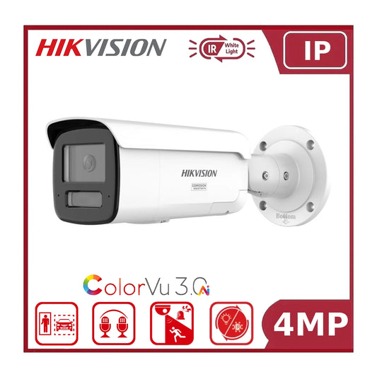 Hikvision DS-2CD2T47G3-LIS2UY/SL 4MP Smart Hybrid Light Fixed Bullet Network Camera