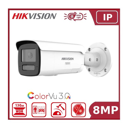 Hikvision 8MP DS-2CD2T87G3-LIY Smart Hybrid Light IR + ColorVu Bullet IP Camera