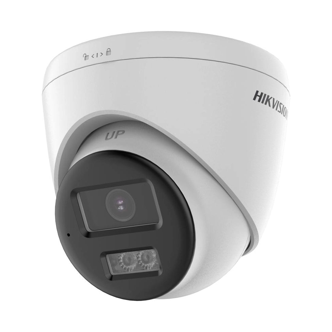 Hikvision DS-2CE78U0T-LTS 8MP Smart Hybrid Light ColorVu + IR TVI CCTV Turret Camera with Two Way Audio