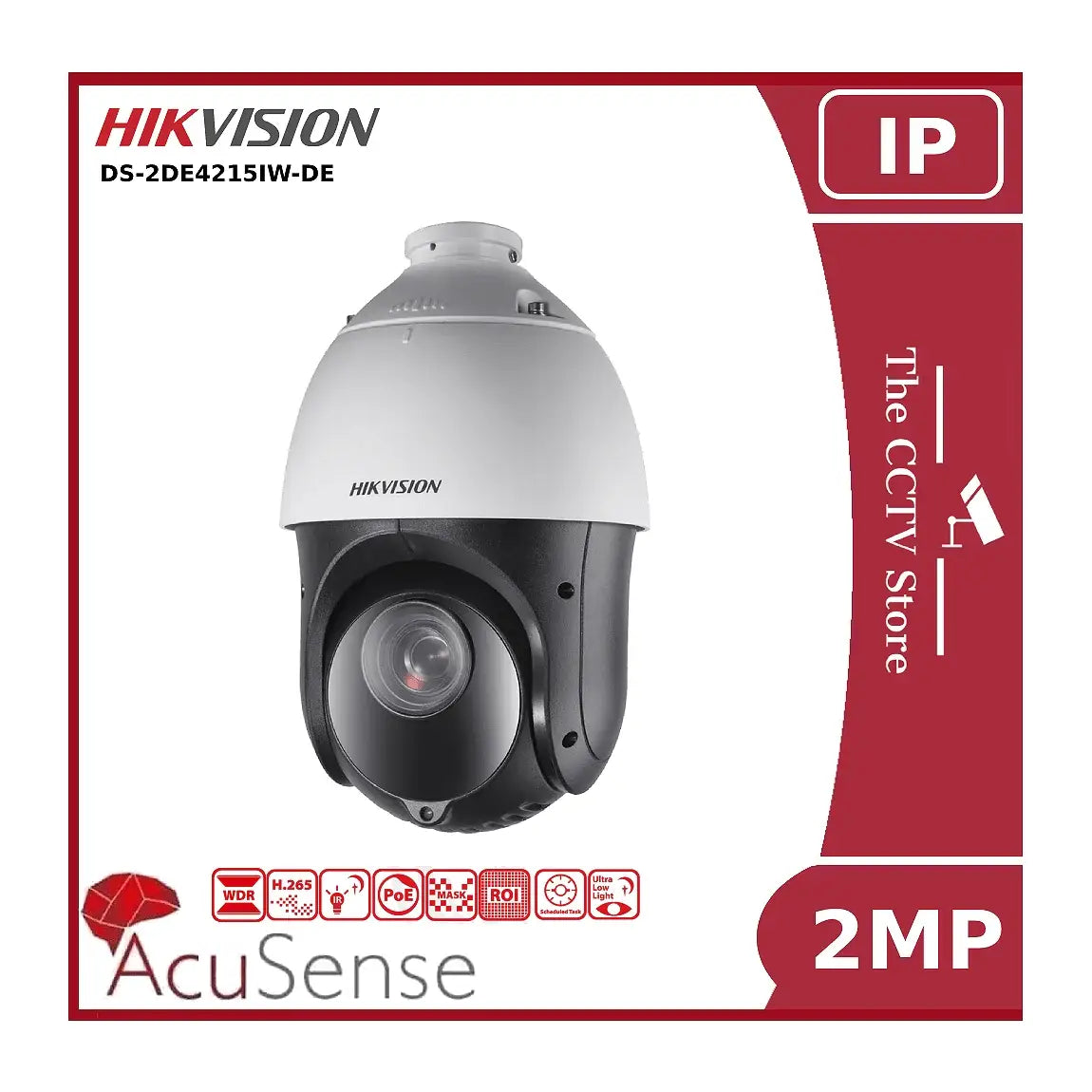 Ds 2de4215iw Ip Speed Dome Camera 2MP Hikvision DS-2DE4215IW-DE