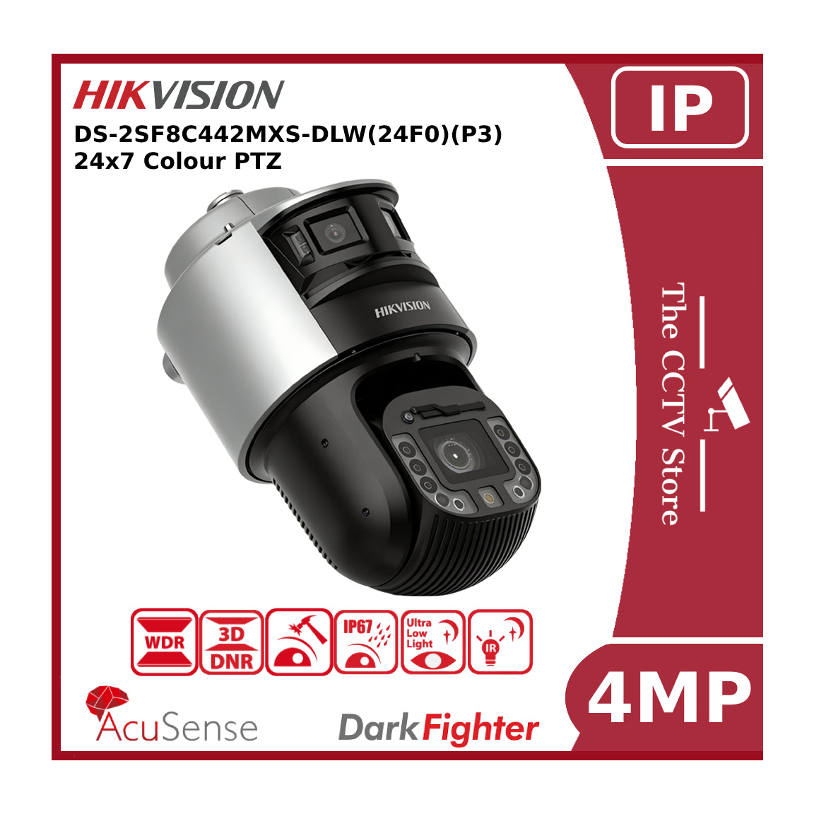 Hikvision IP DS-2SF8C442MXS-DLW 24F0 P3 TandemVu PTZ Camera – The