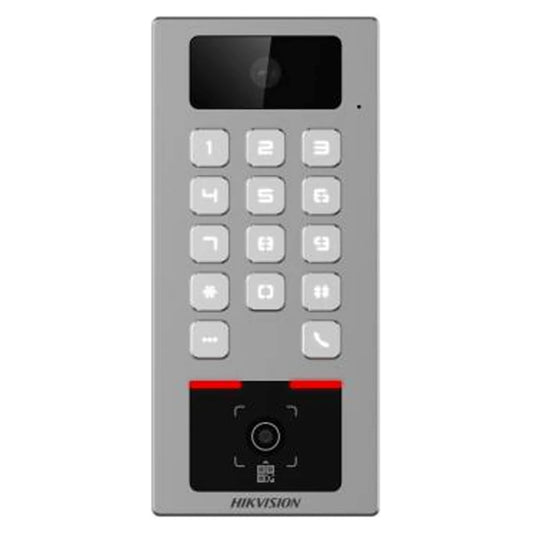 Hikvision DS-K1T502DBWX-CQR IP Standalone Intercom & Access Keypad/Prox/QR Code Terminal