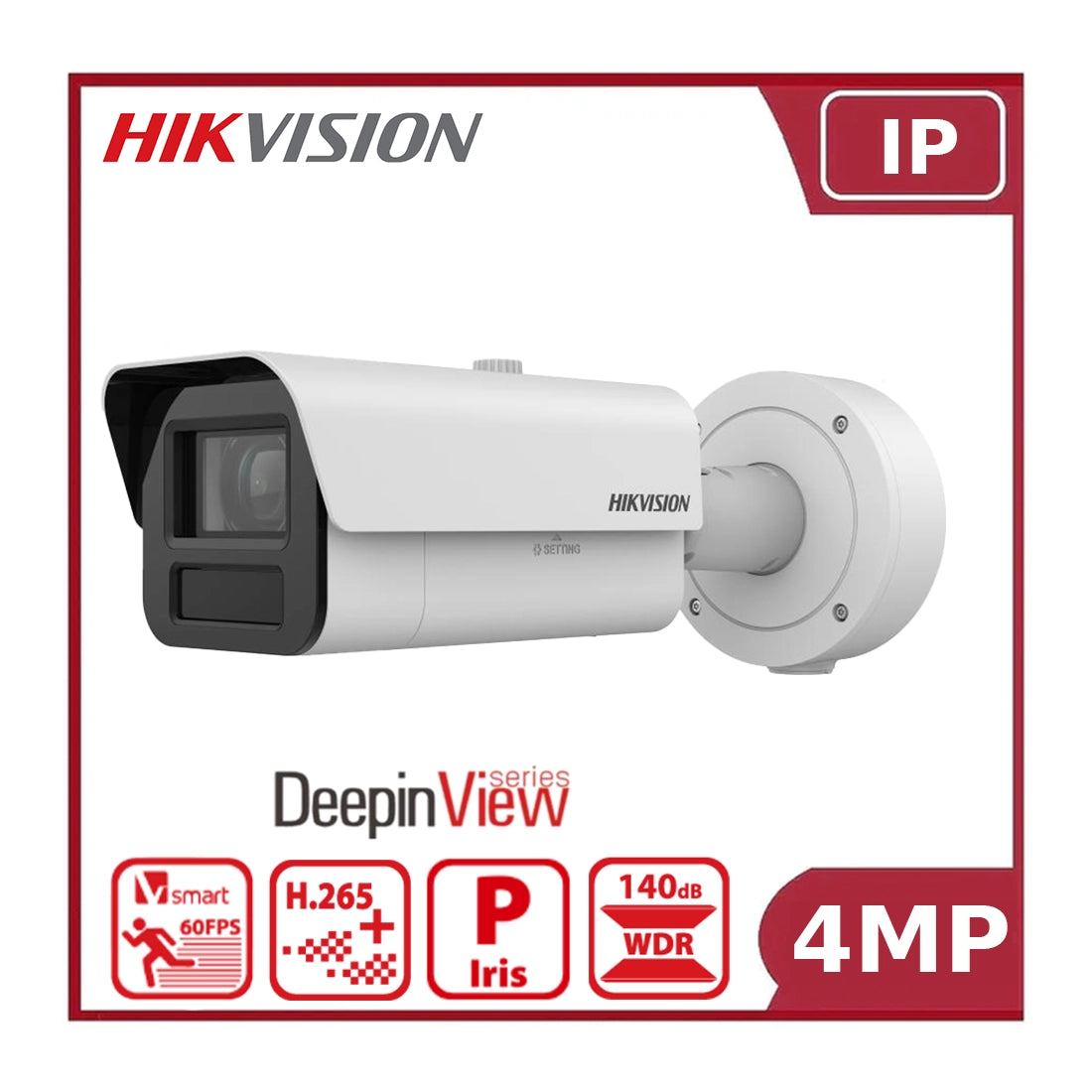 Hikvision IDS-2CD7A45G0-IZHSY(4.7-118MM) 4MP DeepinView Face Recognition Bullet Camera with 25× Zoom - NR