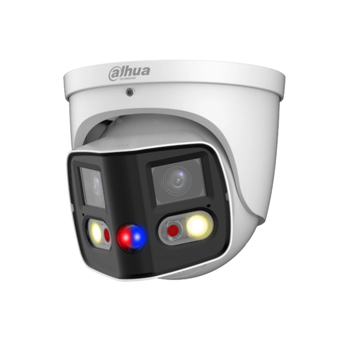 Dahua IPC-PDW3849P-A180-E2-AS-PV - 8MP TiOC IP Turret Camera - 2x4MP TiOC Duo Splicing WizSense Network Camera