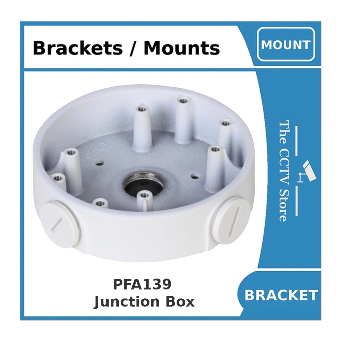 Dahua PFA139 Junction Box for Turret IP Cameras, White