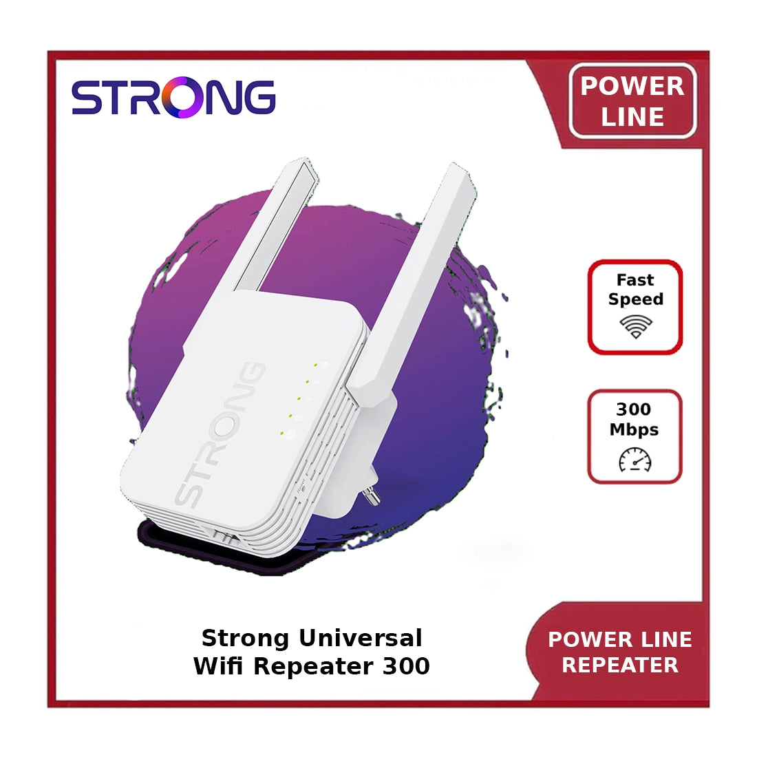STRONG Universal Wi-Fi Repeater 300S – Boost Coverage & Signal Strength