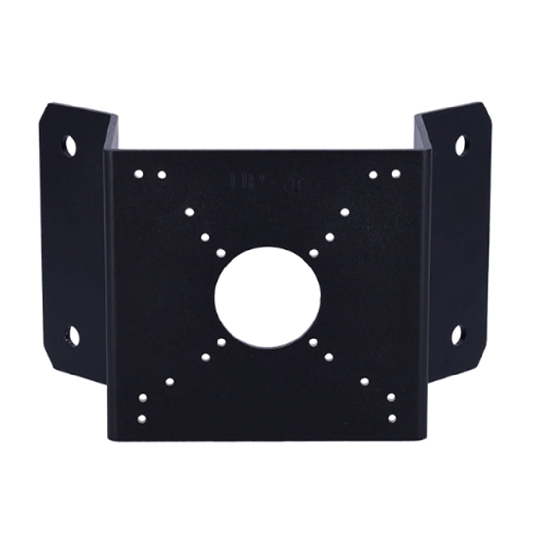 UNIVIEW TR-UC08-C-BLACK PTZ Dome Camera Corner Mount – Heavy Duty Outdoor Wall Bracket (Black)