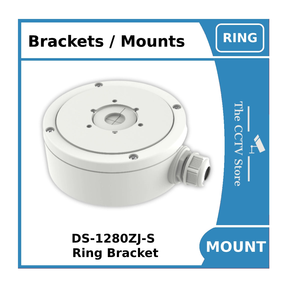 Hikvision DS-1280ZJ-S Deep Base Ring Junction Box