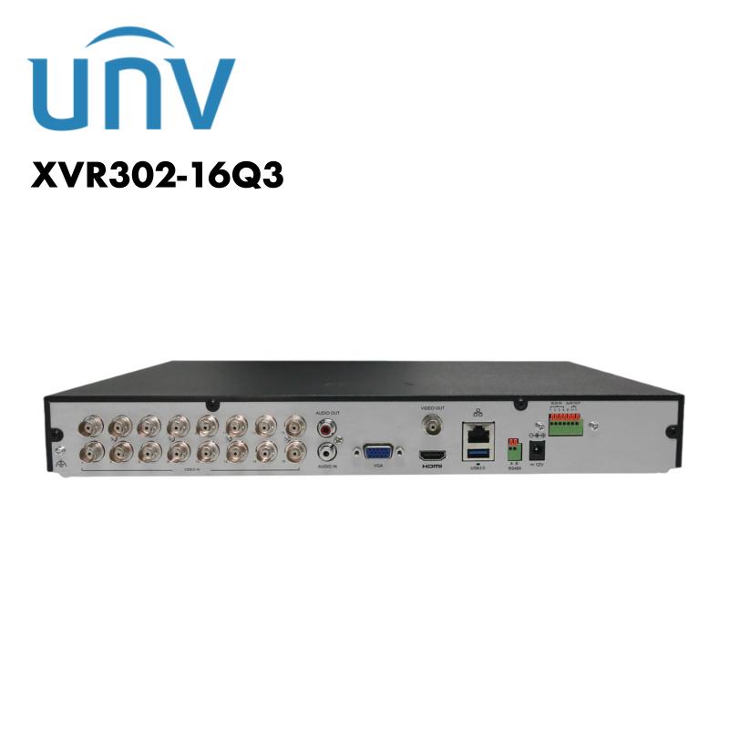 Uniview 16 Channel upto 8MP UNV-XVR302-16Q3 4K Hybrid XVR