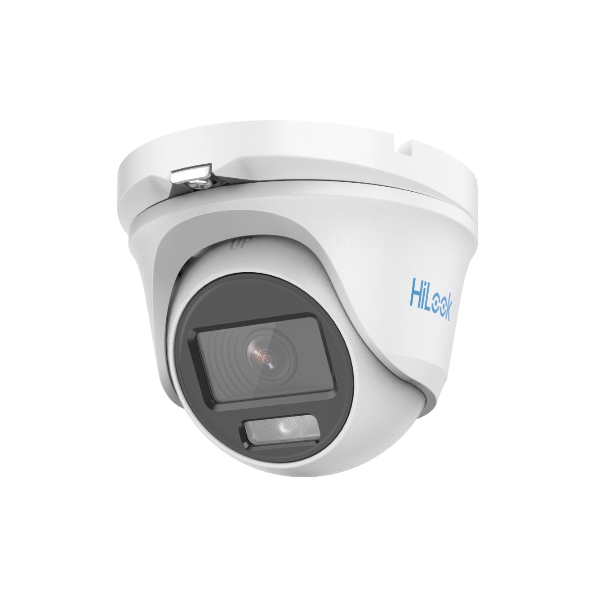 THC-T159-MS 2.8mm HiLook 5MP 3K ColorVu HD-TVI analogue turret camera with built-in mic and 20m LED
