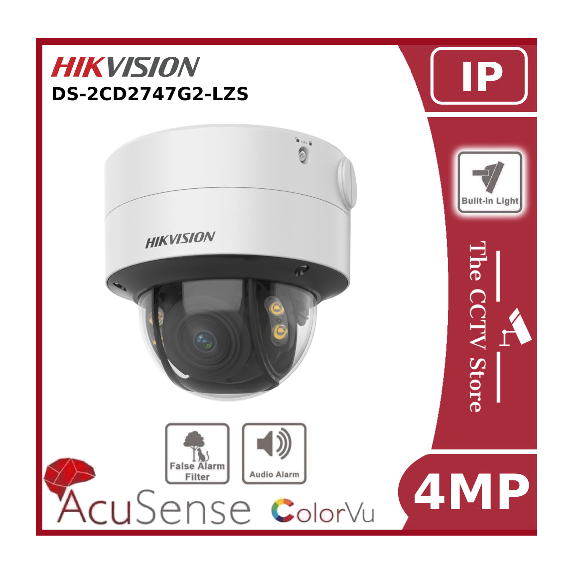 Motorized varifocal hot sale lens hikvision