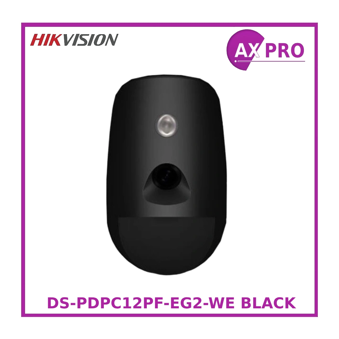 Hikvision DS-PDPC12PF-EG2-WE(B)/BLACK AXPRO 12m Wireless Colorvu Camera PIR