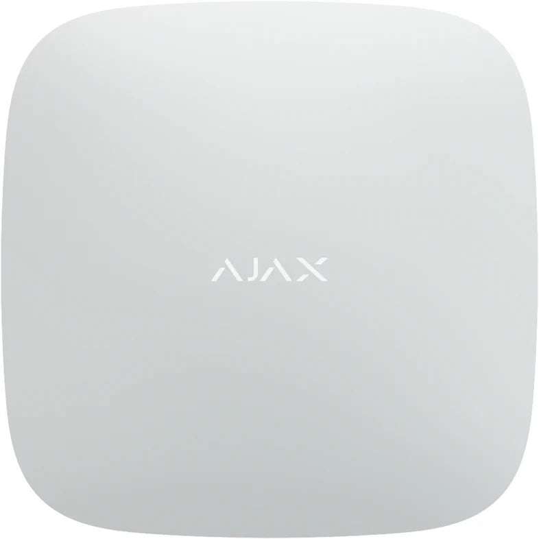 Ajax 123641 Hub 4G Control Panel - GSM & Ethernet - White "EOL"