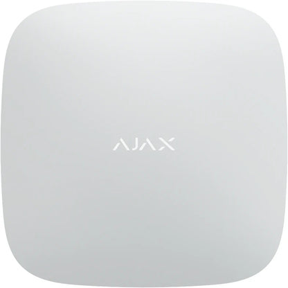 Ajax 123641 Hub 4G Control Panel - GSM & Ethernet - White "EOL"