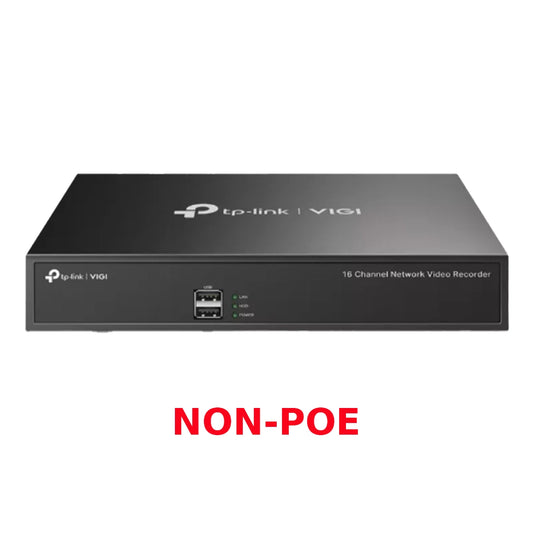 VIGI NVR1016H 16 Channel non-PoE Network Video Recorder w/ 1x HDD Bay