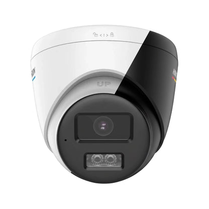 Hikvision DS-2CE72KF0T-LFS 3K TVI AoC ColorVu + IR Dual-light Fixed Turret TVI Camera + Mic "EOL"