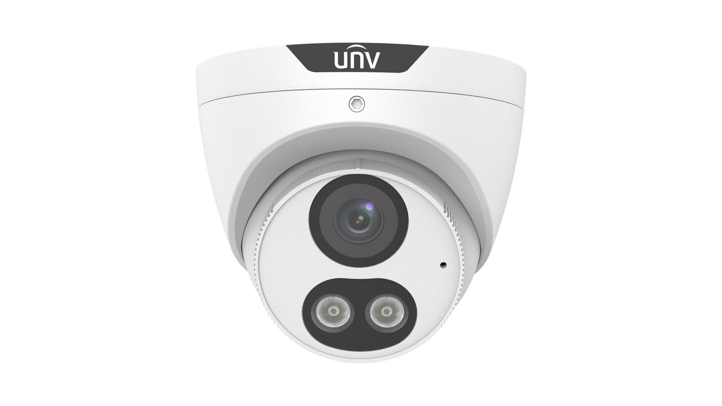 Uniview ColorHunter 5MP IPC3615SE-ADF28KM-WL-I0 Light and Audible Warning PoE AI Fixed Eyeball IP Camera