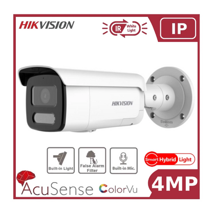 Hikvision DS-2CD2T47G2H-LI 4MP Hybrid ColorVu and IR Acusense Bullet Camera 2.8