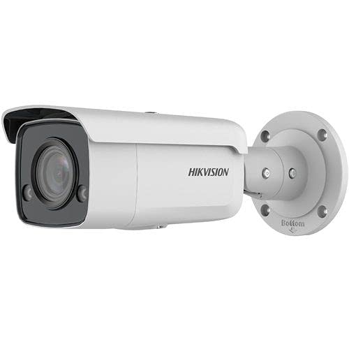 8MP DS-2CD2T87G2-L ColorVu Fixed Bullet Network Camera With AcuSense and Strobe Light