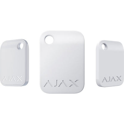 Ajax 38230 Contactless MIFARE DESFire Tag, 10-Pack, White