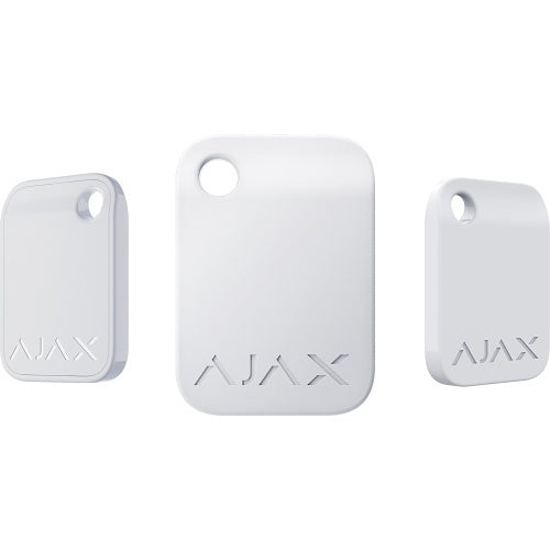 Ajax 38230 Contactless MIFARE DESFire Tag, 10-Pack, White