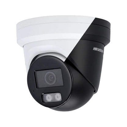 4MP Hikvision DS-2CD2347G2H-LIU 4MP Smart Hybrid ColorVu and IR Acusense Turret Camera