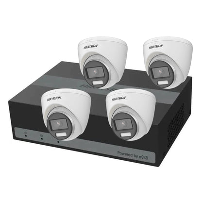 Hikvision 8MP 4CH eDVR Kit – DS-2CE72UF3T-E Cameras + iDS-E04HUHI-B Built-in 1TB SSD - Clearance
