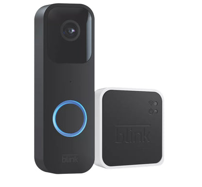 Blink WiFi Video Doorbell With 2 Way Audio, Motion Detection, With Chime 1080P + Battery Powered Wireless Video Doorbell