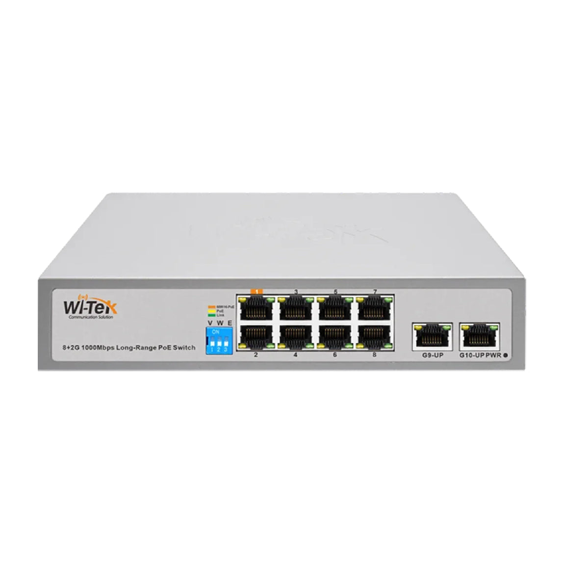 8 Port POE Switch for IP CCTV Cameras - Wi-Tek / Mercusys / TP-Link - Minimum PoE Budget 60W - PoE+ up to 250m