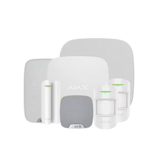 Ajax Systems Kit 4 Superior – White (90769) Hub 2 with Motion, Door, KeyPad & Sirens"NR"