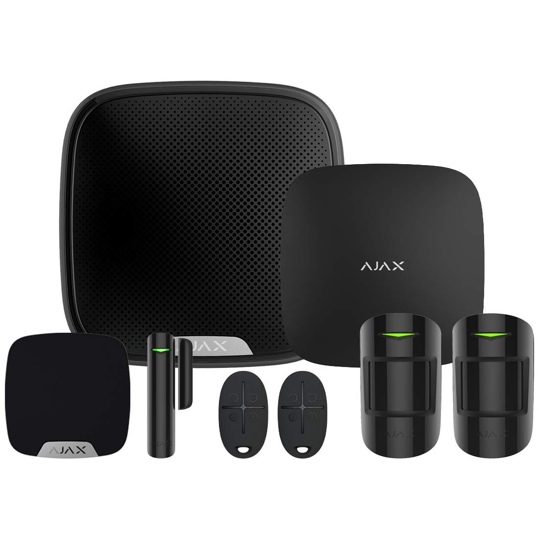 Ajax-90764 Superior Wireless Alarm Kit 2 S - Black "NR"