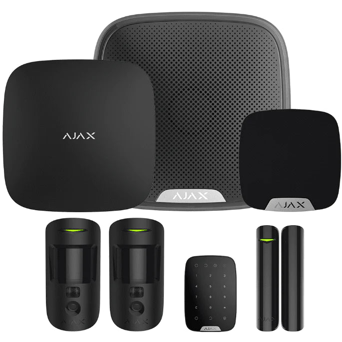 Ajax 23329/23330 Kit 3 Hub 2 Wireless Camera Starter Kit