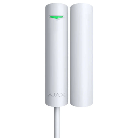 Ajax-44395 Fibra DoorProtect Plus Wireless Combined Shock, Tilt & Door Contact ‑ White"NR"