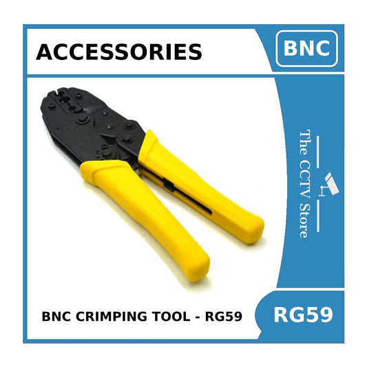 BNC Crimp Tool - Ratchet Crimping Tool for RG59 BNC Coax Crimping