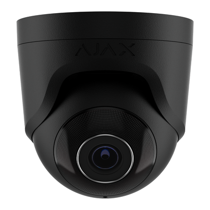 Ajax 64927/64928 8MP 4K Ultra HD White TurretCam IP Security Camera with Fixed Wide-Angle Lens and IR Night Vision