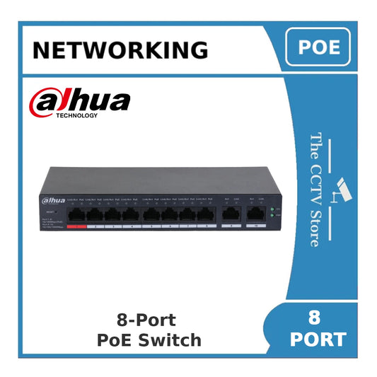 Dahua DH-CS4010-8ET-110 – 8 Port Cloud Managed PoE Switch 110W