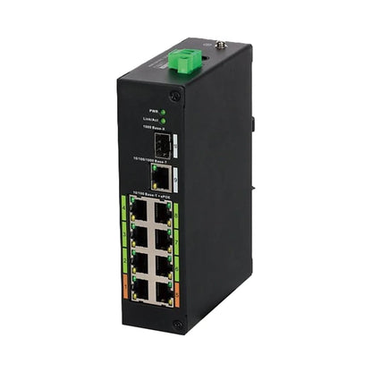 Dahua DH-LR2110-8ET-120-V2 8-Port 2-Layer ePoE Switch, 8 x 10-100 Base-T, 60W