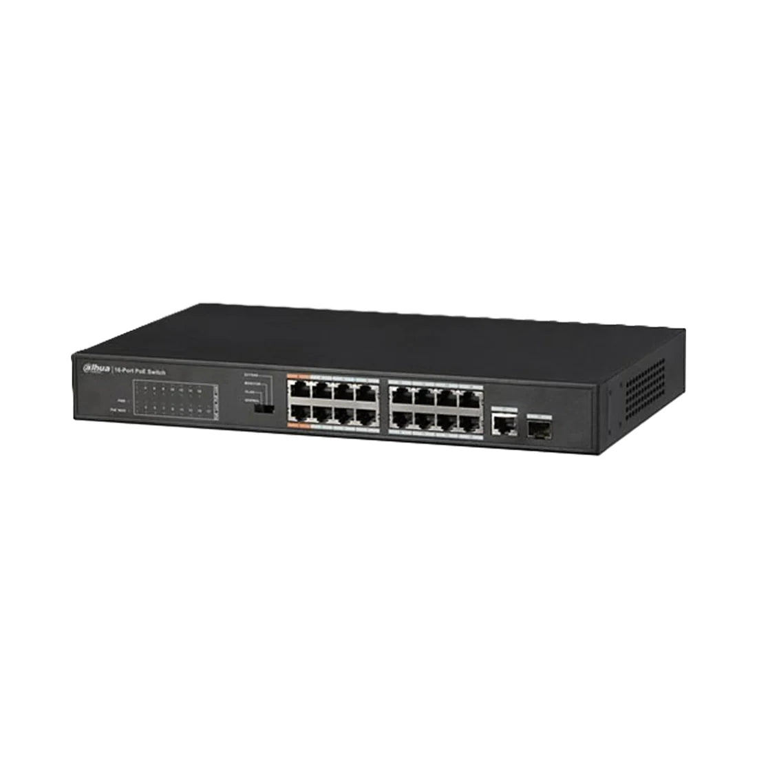 Dahua DH-PFS3117-16ET-135 - 16 Port 10/100Mbps PoE Switch 135W