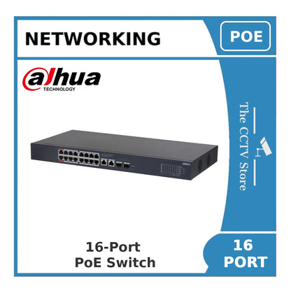 Dahua DH-S4220-16GT-240 20-Port Managed Desktop Gigabit Switch with 16-Port PoE, 240W