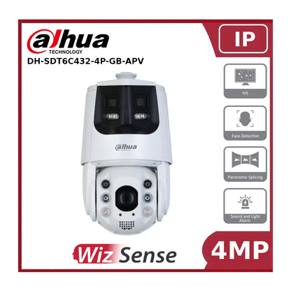 Dahua DH-SDT6C432-4P-GB-APV - 4MP 32x Dual Light Network Panoramic PTZ Camera