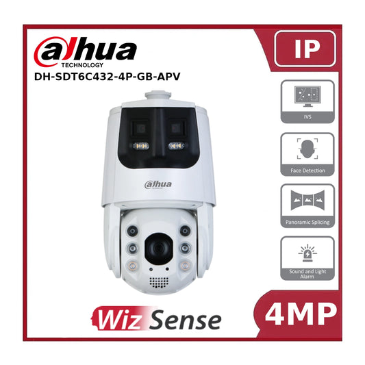 Dahua DH-SDT6C432-4P-GB-APV - 4MP 32x Dual Light Network Panoramic PTZ Camera