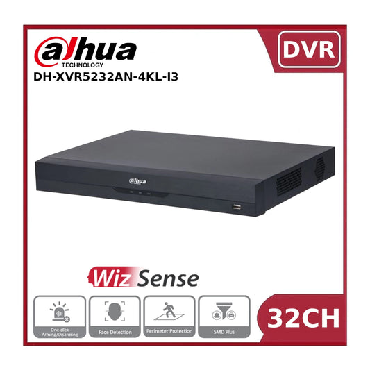 Dahua DH-XVR5232AN-4KL-I3 32 Channels Penta-brid 4K-N/5MP 1U 2HDDs WizSense Digital Video Recorder