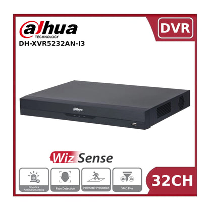 Dahua DH-XVR5232AN-I3 32 Channels Penta-brid 5M-N/1080P 2HDDs WizSense Digital Video Recorder