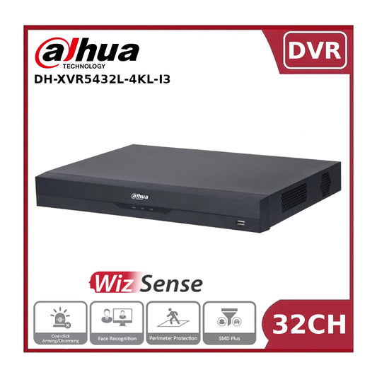 Dahua DH-XVR5432L-4KL-I3 32 Channels Penta-brid 4K-N/5MP 1.5U 4HDDs WizSense Digital Video Recorder