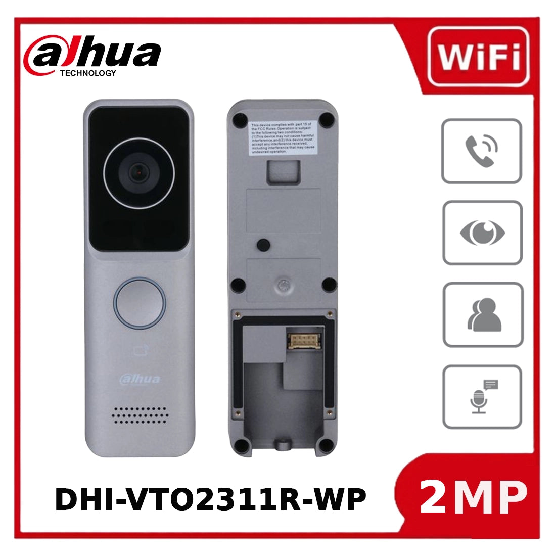Dahua DHI-VTO2311R-WP - Wi-Fi Villa Door Station